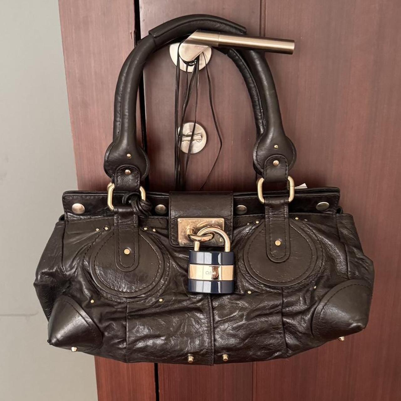 Authentic Chloé Paddington Bag – Unique Variation with Multicoloured Lock