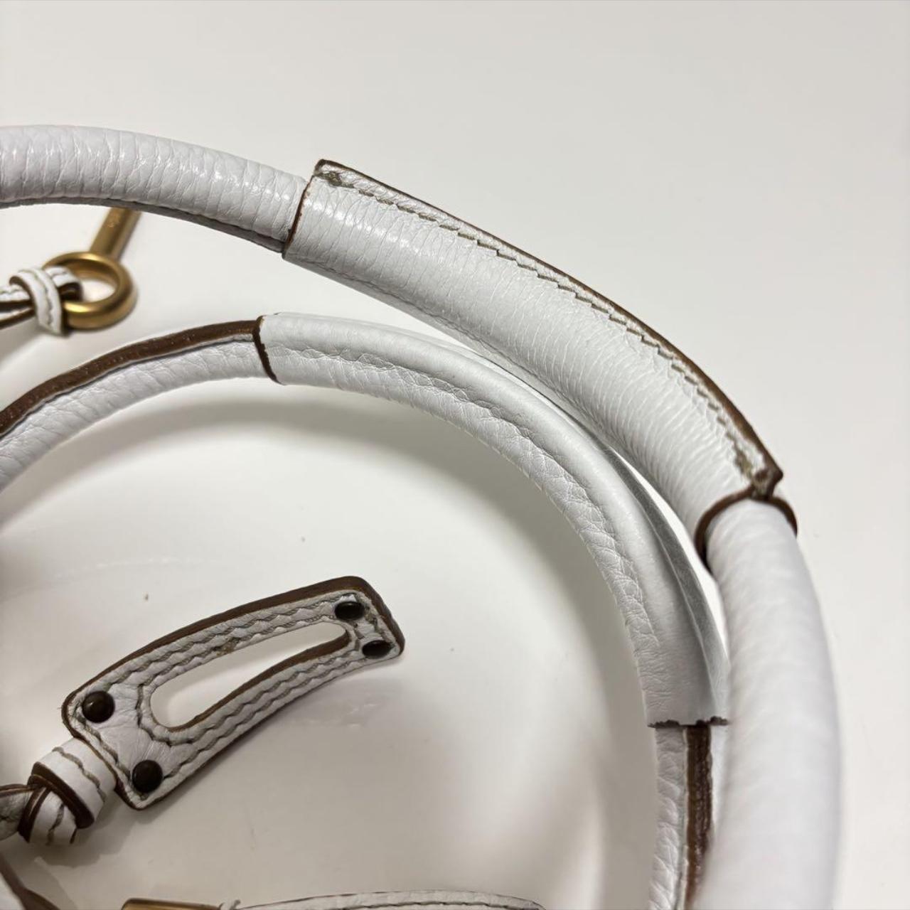 Vintage Authentic White Chloé Paddington Bag