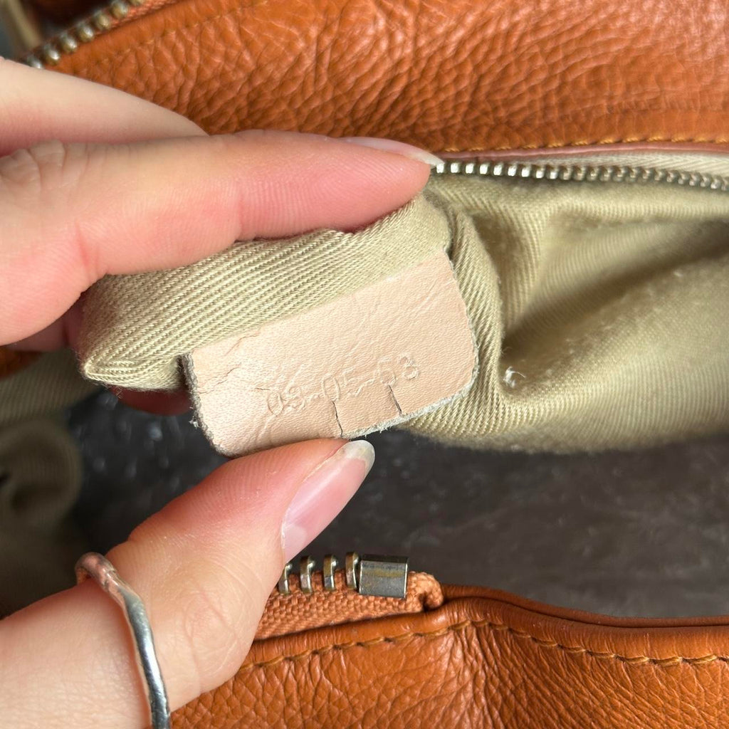 PreOwned Iconic Chloé Paddington Bag in Tan leather