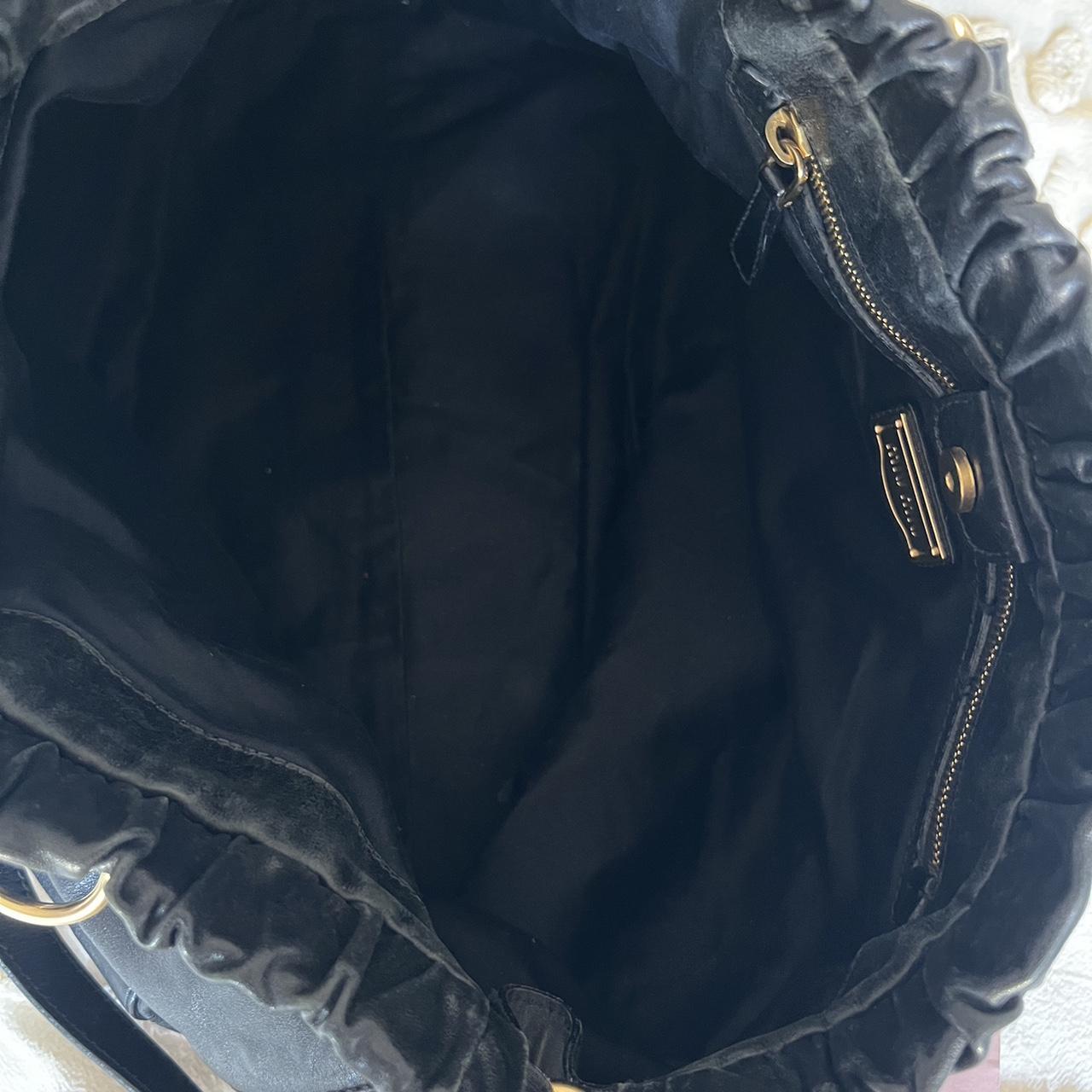 Stunning Authentic Miu Miu Vitello Bag – Gold Hardware & Removable Strap