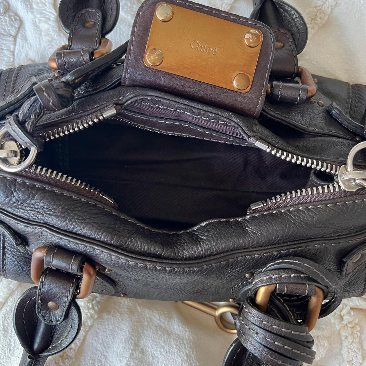 Authentic Mini Chloé Paddington Bag – Dark Brown with Gold/Bronze Hardware