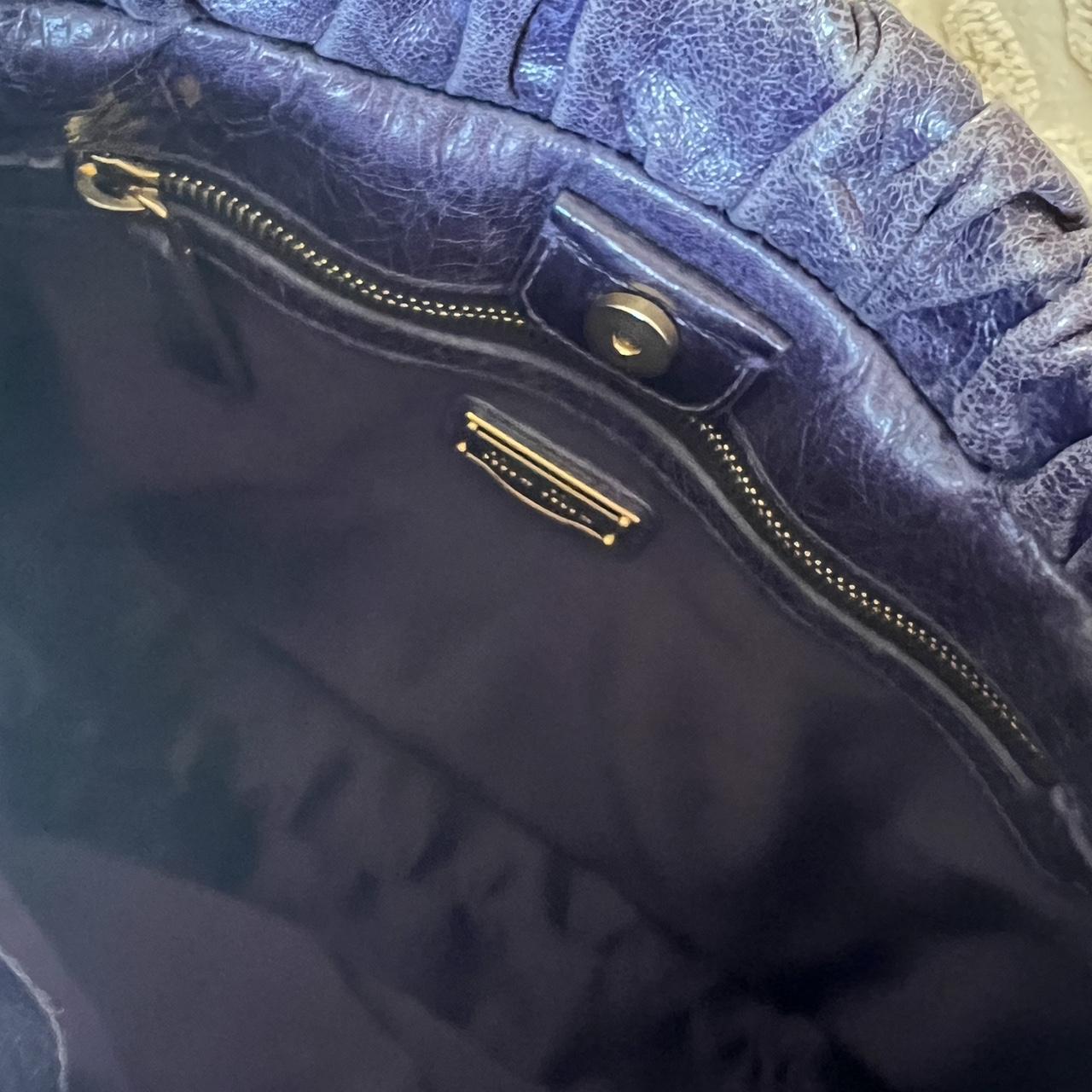 Authentic Miu Miu Vitello Bag – Purple with Gold Hardware