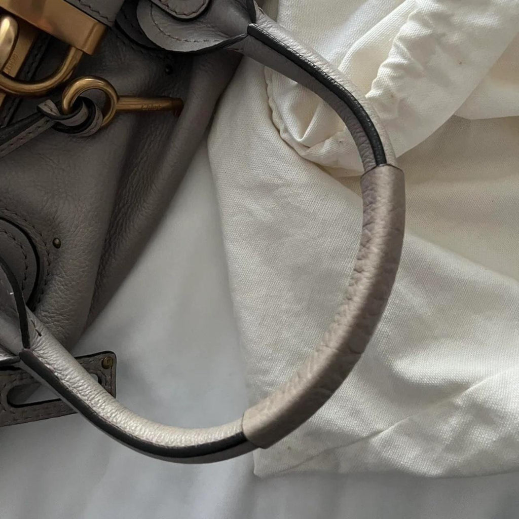 Gorgeous Authentic Grey Chloé Paddington Bag