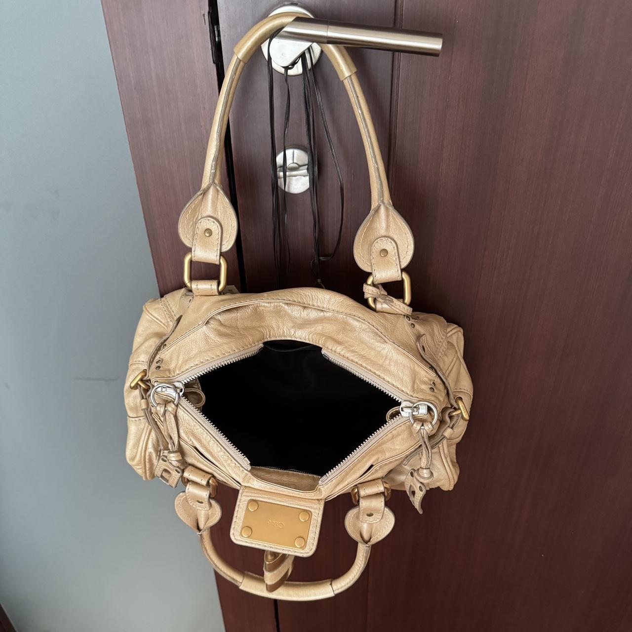 Authentic Chloé Paddington Classic Purse – Light Metallic Gold