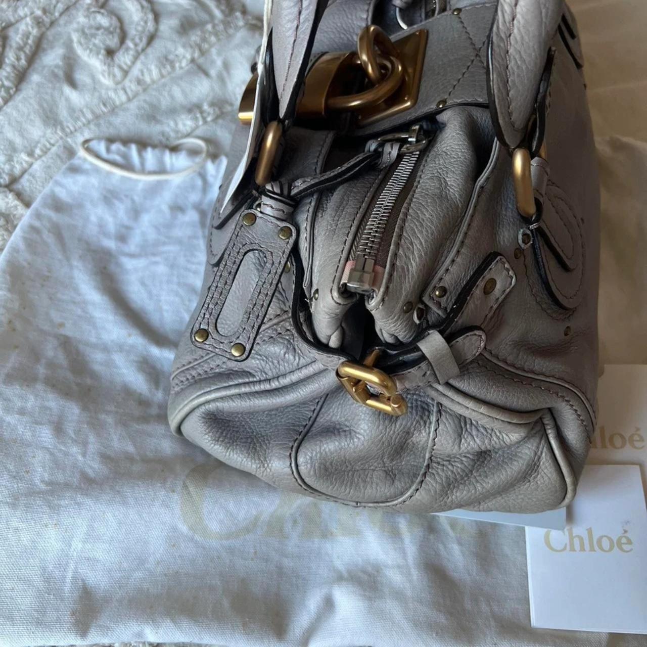 Gorgeous Authentic Grey Chloé Paddington Bag