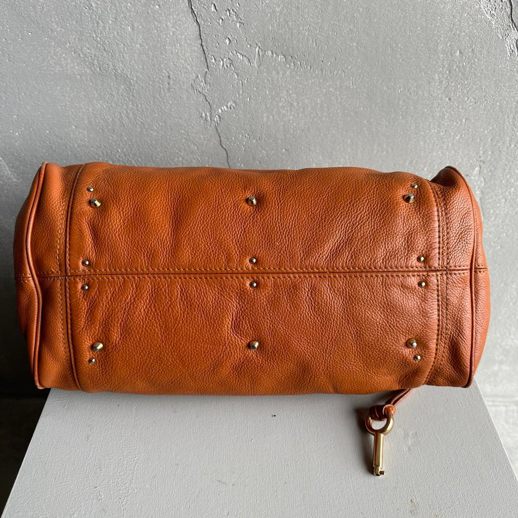 PreOwned Iconic Chloé Paddington Bag in Tan leather