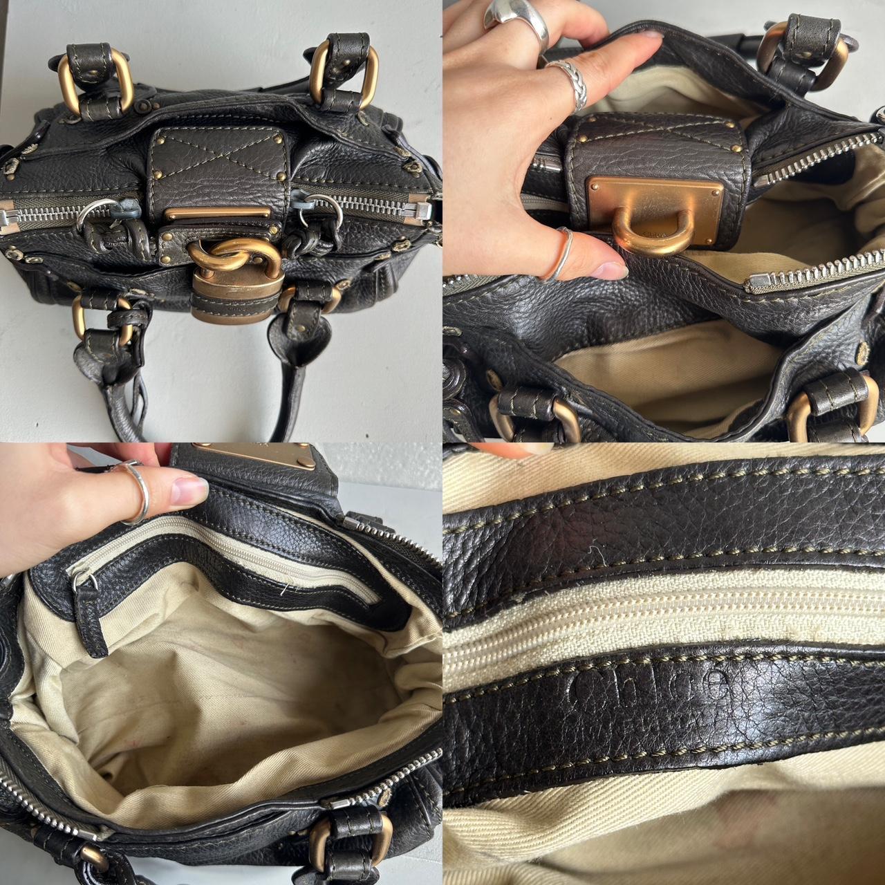 PreOwned Iconic Chloé Paddington Bag khaki / Black leather