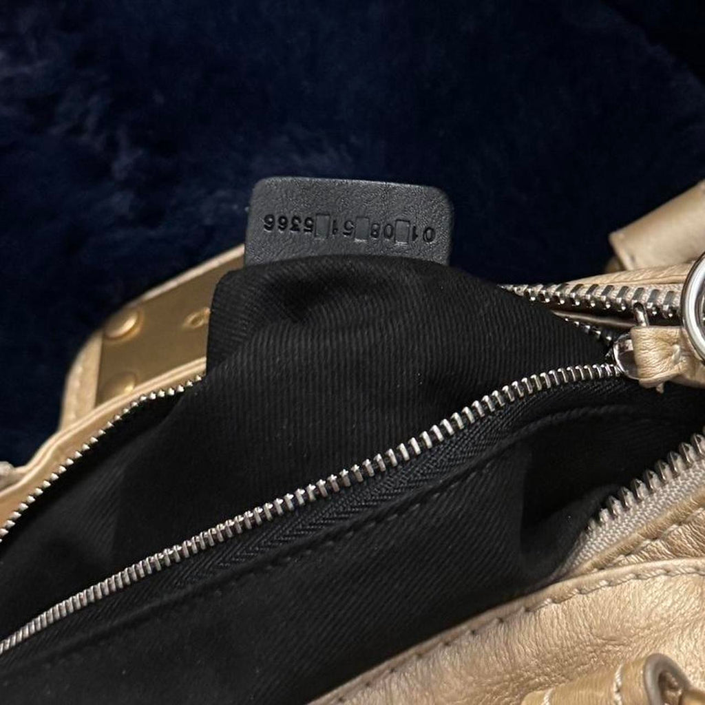 Authentic Chloé Paddington Classic Purse – Light Metallic Gold