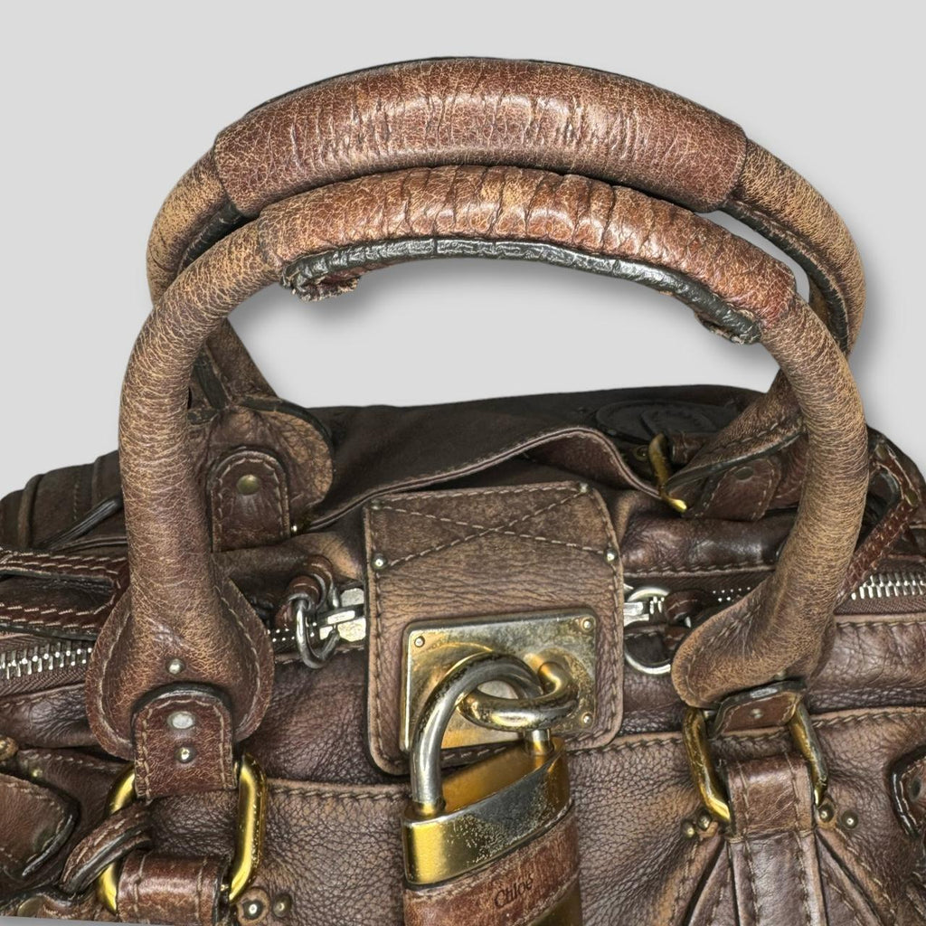 PreOwned CHLOÉ Paddington Bag  Heavy Signs