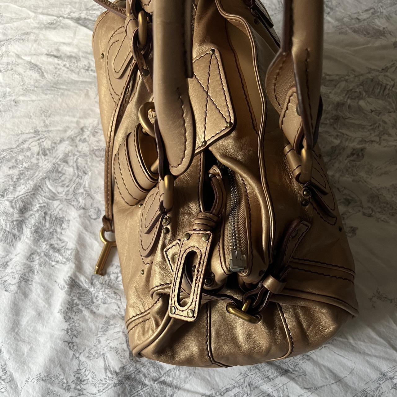 Rare Authentic Gold Chloé Paddington Bag – Gold Hardware