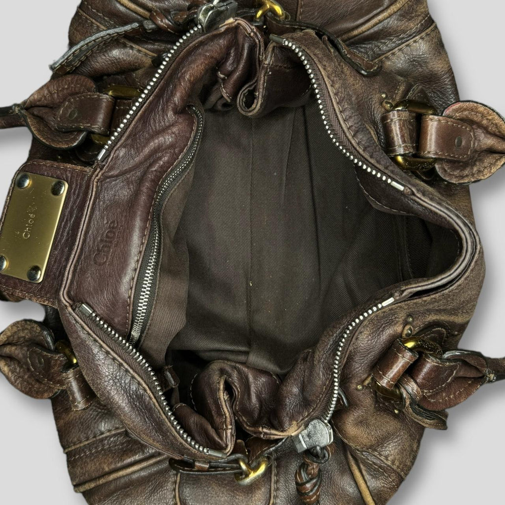 PreOwned CHLOÉ Paddington Bag  Heavy Signs