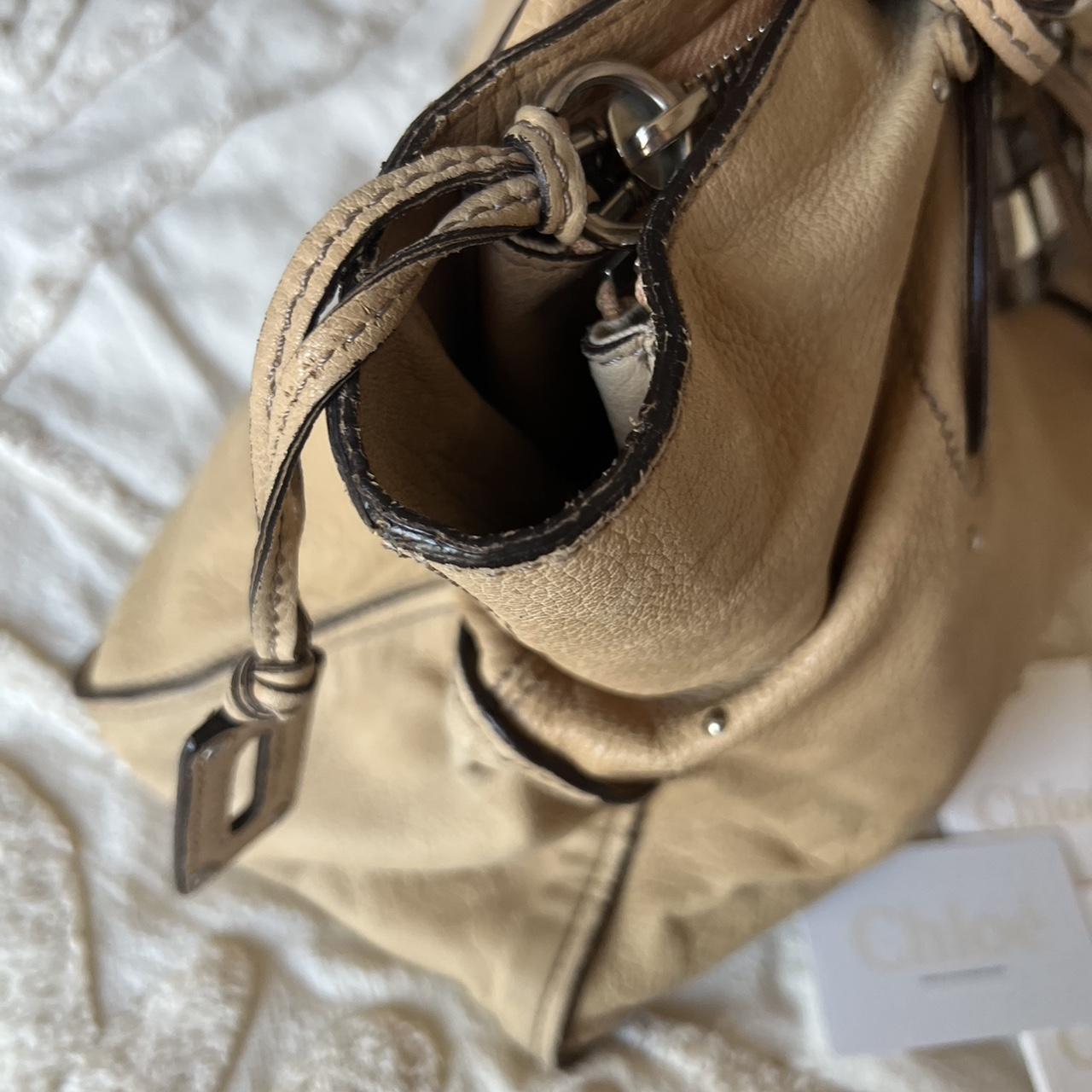 Authentic Tan Chloé Paddington Tote Bag – Silver Hardware