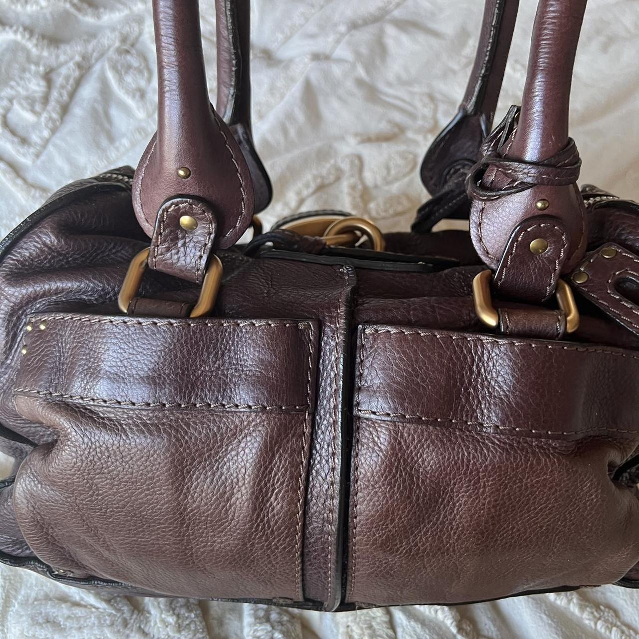 Rare Authentic Dark Brown Chloé Paddington Bag – Gold Hardware