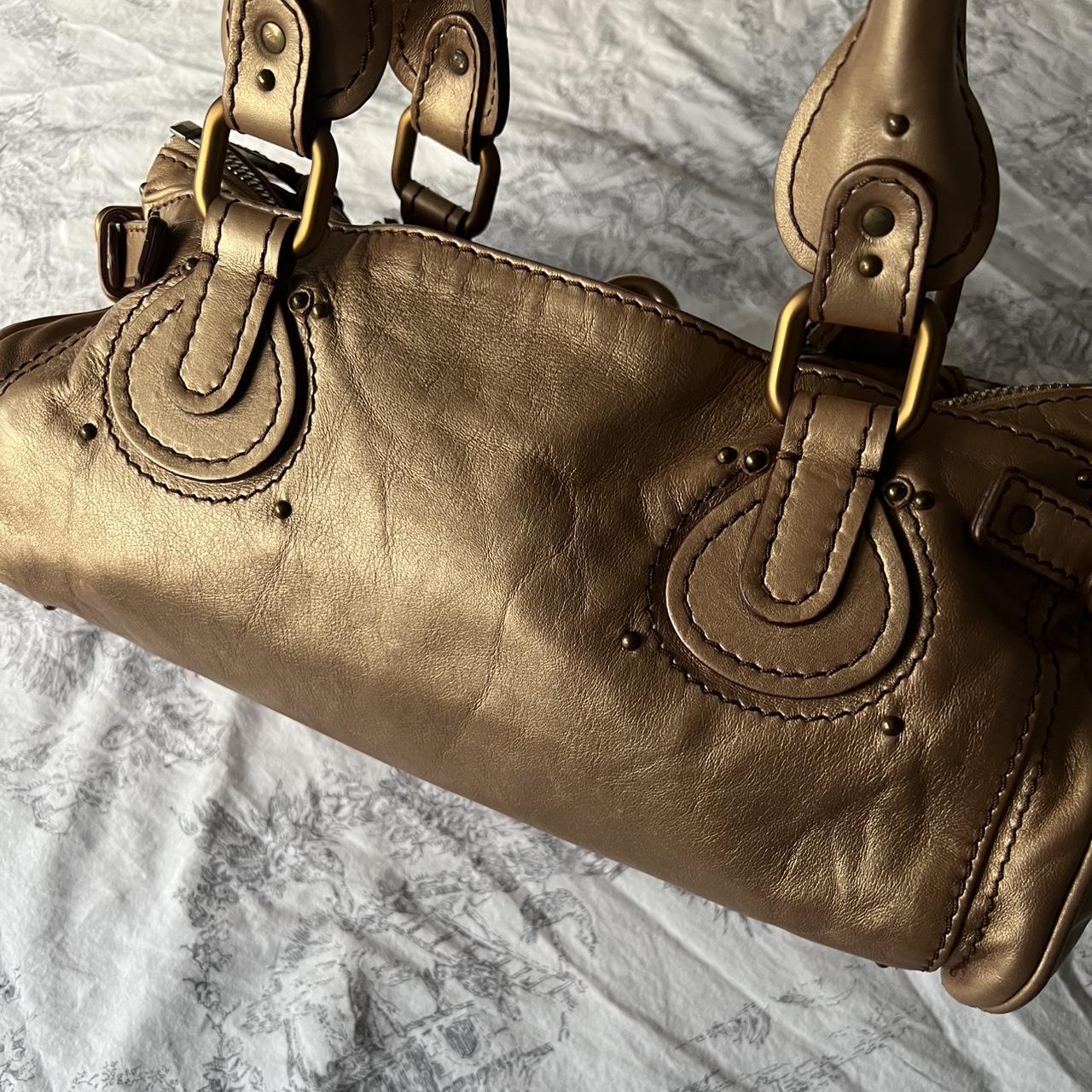 Rare Authentic Gold Chloé Paddington Bag – Gold Hardware