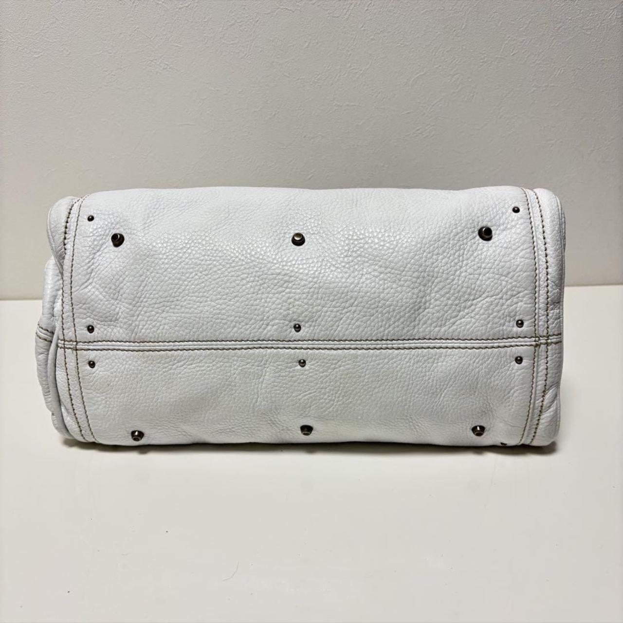 Vintage Authentic White Chloé Paddington Bag