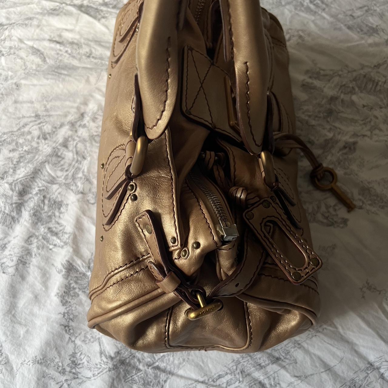 Rare Authentic Gold Chloé Paddington Bag – Gold Hardware