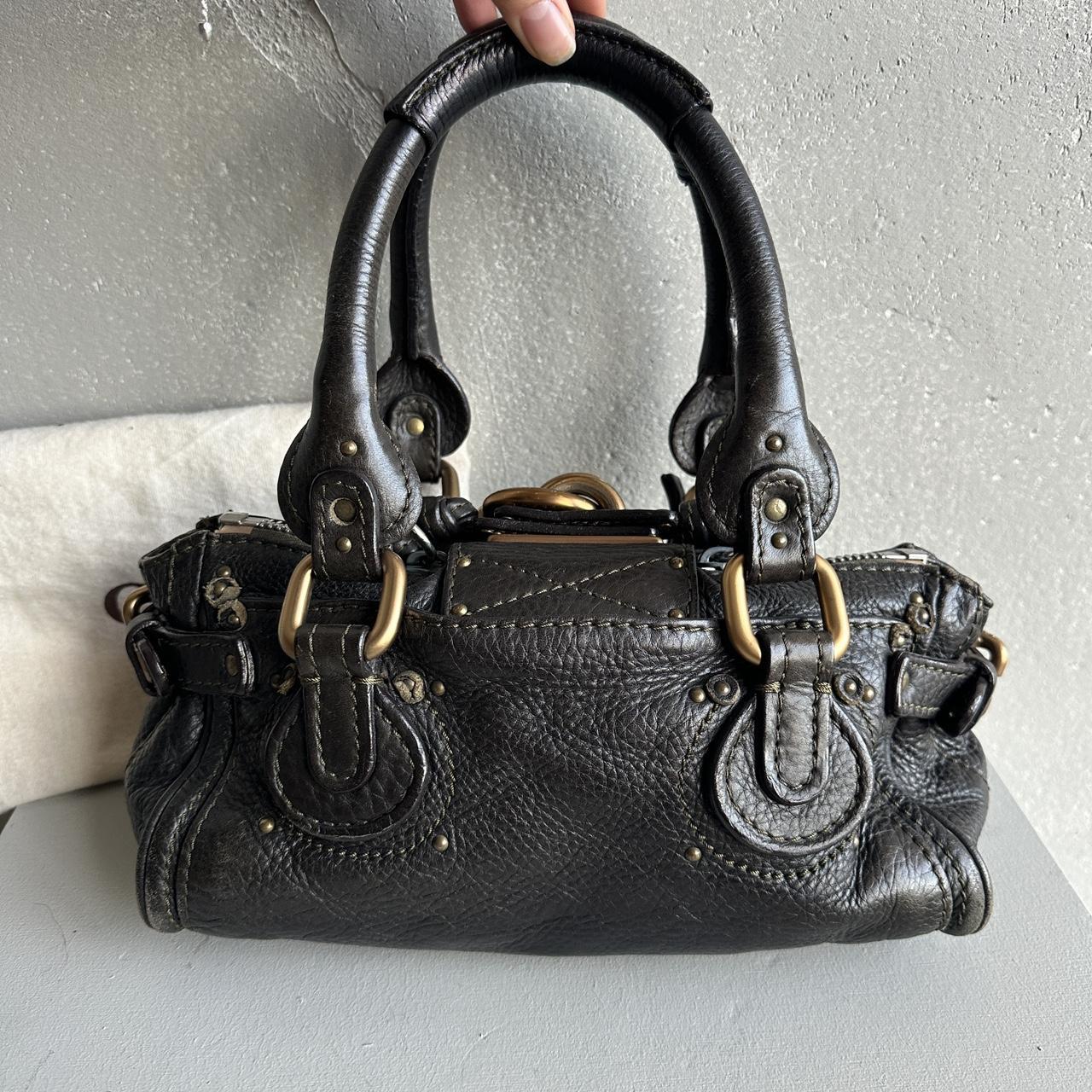 PreOwned Iconic Chloé Paddington Bag khaki / Black leather