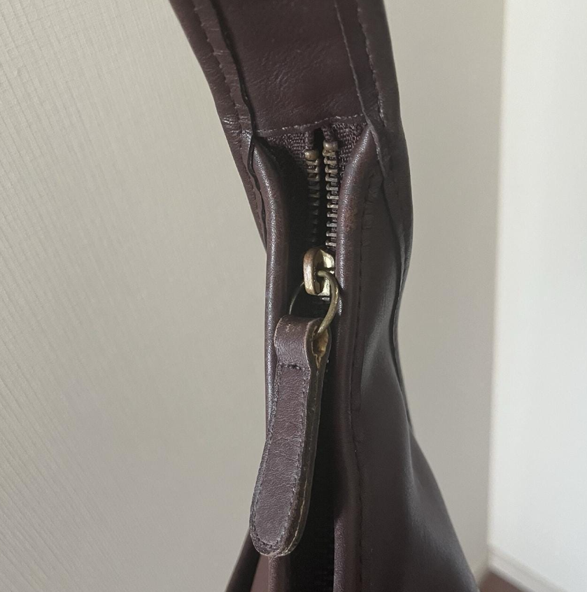 COACH Vintage 9033 Ergo Hobo Shoulder Dark Brown Leather Hand Bag Purse