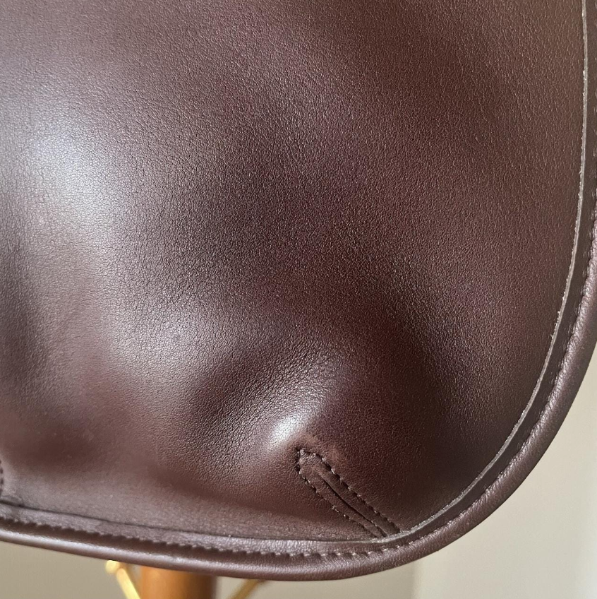 COACH Vintage 9033 Ergo Hobo Shoulder Dark Brown Leather Hand Bag Purse