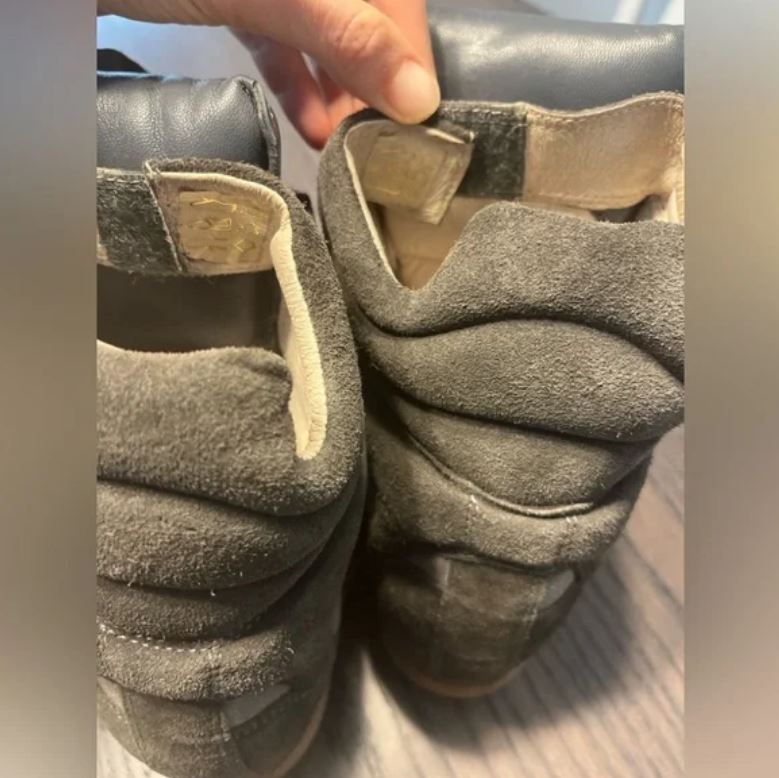 Isabel Marant Bekett Women's High-Top Sneakers in Anthracite