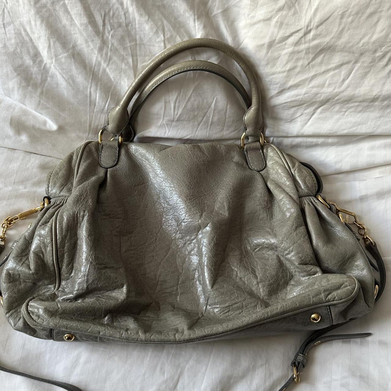 PreOwned MIU MIU NAPPA LEATHER MINI CHARM BAG