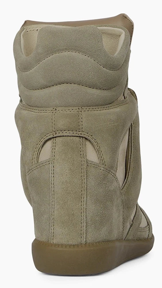 Isabel Marant BEKETT  Suede Hidden Wedge Sneakers Shoes