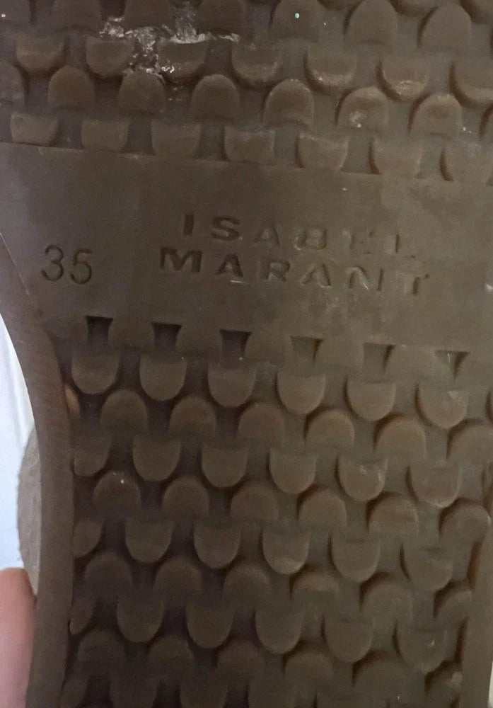 Isabel Marant BEKETT  Suede Hidden Wedge Sneakers Shoes