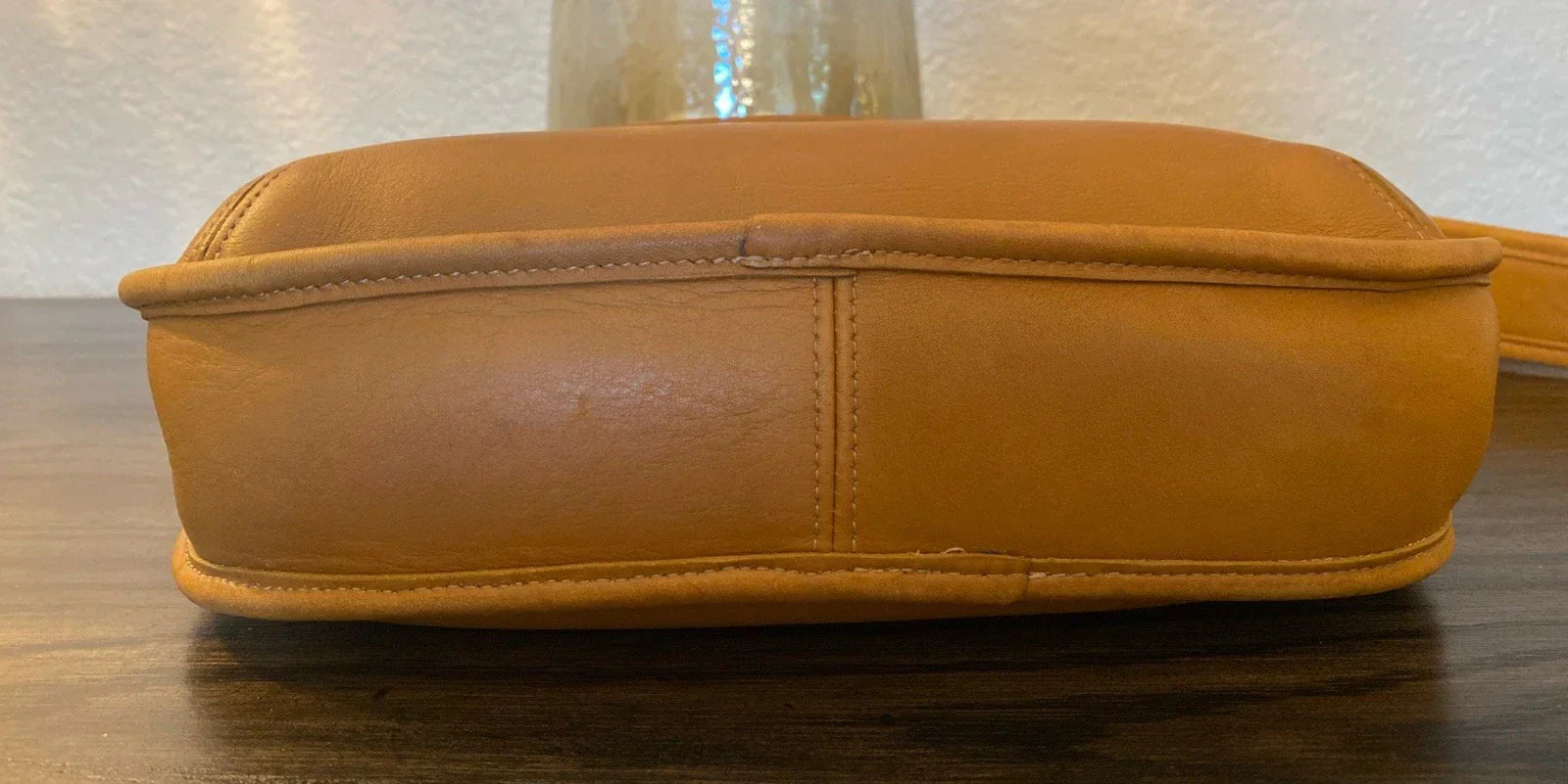 RARE Vintage Coach Ergo Flap 9034 Brown Glove Tanned Leather Excellent Condition